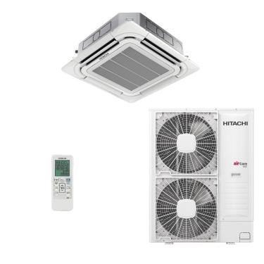 Imagem de Ar Condicionado Split Cassete 4 Vias Hitachi Air Core 600 Inverter 56000 BTUs Quente e...