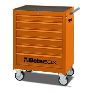 Imagem de Kit Carrinho de Ferramentas Beta C04-BOX 6 Gavetas Laranja + Kit Berço