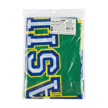 Imagem de Bandeira Tecido Brasil Coração 50x70cm Sem Haste