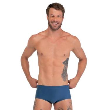 Imagem de Sunga Masculina Lisa MASH, P, Azul jeans