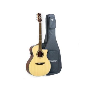 Imagem de Violao strinberg aço diamond da2sc n natural artistico c/bag