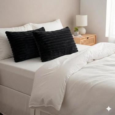 Imagem de 1 - Capa P/ Travesseiro em Pelucia Wave Soft 70 X 50 CM - - S DECOR
