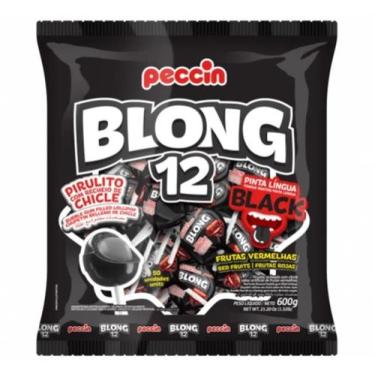 Imagem de Pirulito blong black 24 un 672 g - Peccin