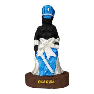 Imagem de Escultura Orixá Oxaguiã 9 cm em Resina - Lua Mística - 100% Original -