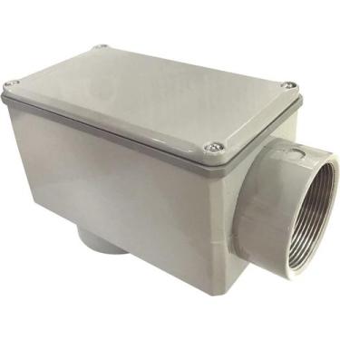 Imagem de Condulete fixo 3/4" tipo "LB" - com tampa / rosca NPT / com pintura el