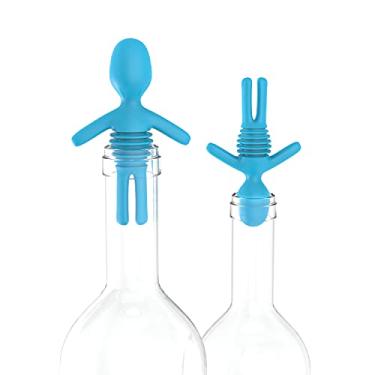Imagem de TrueZoo Rolha de garrafa Bruce – Novidade Rolhas de vinho – Acessórios para conserva de vinho de silicone conjunto de 1