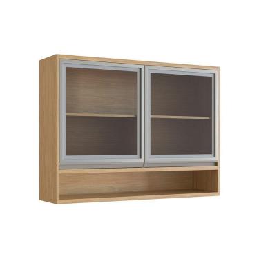 Imagem de Armário Aéreo com 2 Portas Paris 3319 Freijo Off White