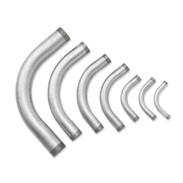 Imagem de Curva De Ferro Galvanizado A Fogo 90º BSP NBR 5624 - GFC Tubos | 1.1/2" X 90°