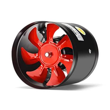 Imagem de Fã exausto Ventilador de ducto embutido de 8 polegadas, 50 0cfm, Cozinha poderosa fume de óleo de fumaça de ventilação Tipo de janela doméstico DUCT DUCT FAIS COM 7 BLADES FAIL BAIL FAIS Ventiladores