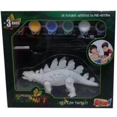 Imagem de Dinossauro para Pintar Dino Paint Estegossauro Zoop TOYS ZP00152