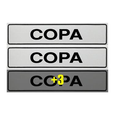 Imagem de Combo 6 Placas De Sinalização Copa 30x7 Acesso - B-512/1 F9e