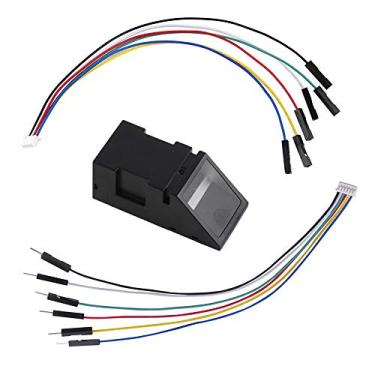 Imagem de DIYmall Módulo de sensor de leitor de impressões digitais óptico para Arduino Mega2560 UNO R3 51 AVR STM32 luz vermelha CC 3.8-7V