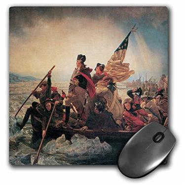 Imagem de 3dRose Mouse pad LLC 20 x 20 x 0,65 polegadas, Washington Crossing The Delaware por Emanuel Leutze Amrican Art (mp_126893_1)