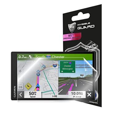 Imagem de IPG Protetor de tela para carro Garmin DriveSmart 66, 6 polegadas GPS Navigator Invisível Ultra HD Clear Film Anti-Scratch Skin Guard - Liso/Auto-Curativo/Sem Bolhas para DriveSmart 66