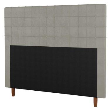 Imagem de Cabeceira Cama Box Solteiro Parisis 90cm Veludo Bege