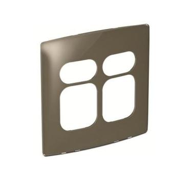 Imagem de Placa 2+2 + 1 Posto 4x4 Malt Gloss Nereya Ref.663455 - Pial