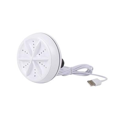 Imagem de Lioobo 1 conjunto de mini máquina de lavar roupa portátil ultrassônica multifuncional com USB