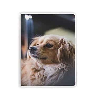 Imagem de Caderno de fotos para cachorro pequeno animal Lonely capa de chiclete diário capa macia