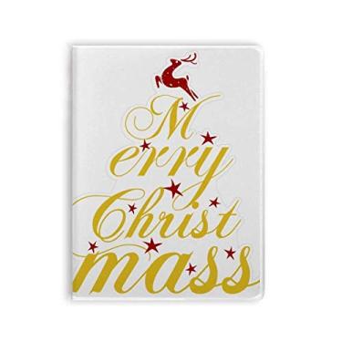 Imagem de Caderno de anotações de arte de cervo de Natal capa macia Diário