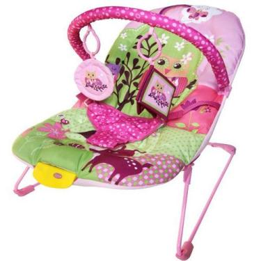 Imagem de Cadeirinha Musical Vibratória Descanso Para O Bebê Rosa - Color Baby