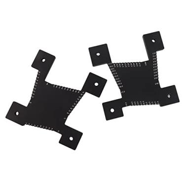 Imagem de Medidor de Altura, Serra de Mesa Medidor de Altura Portátil Durável Liga de Alumínio 2 Peças para Carpintaria