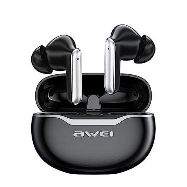 Imagem de Fones de ouvido sem fio Bluetooth T50 Fones de ouvido Bluetooth 5.3 com microfone TWS Earbuds Fone de ouvido esportivo com carregamento rápido tipo C