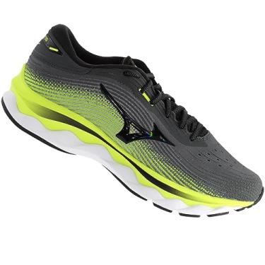 Imagem de Tênis Mizuno Wave Sky 5 Cinza e Preto - Unissex Preto 39