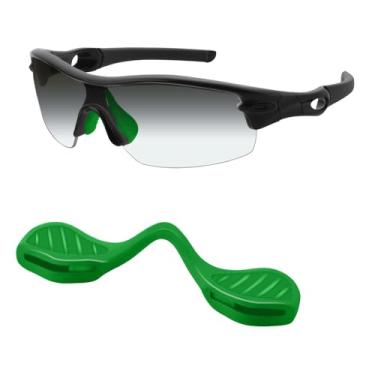 Imagem de Mryok Protetor de nariz de substituição para óculos de sol Oakley Radar Path EV RadarLock, Verde escuro, One Size