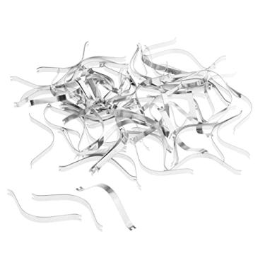 Imagem de 100x Porta- de metal Clipes de Porta- Porta- Fixadores de ferragens de porta- Suprimentos para