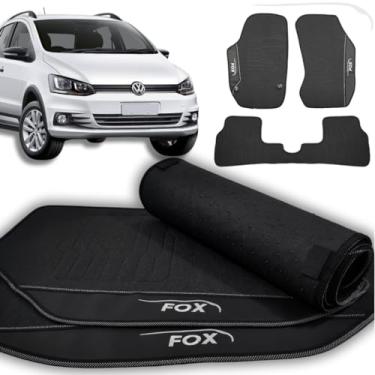 Imagem de Jogo de Tapetes Automotivos Emborrachados para Fox 2014-2015 - 2016-03 peças