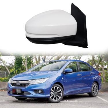 Imagem de Espelhos de porta lateral do passageiro adequados para HONDA City GM6 2015 2016 2017 2018 Montagem de espelhos retrovisores de carro acessórios de espelho retrovisor sem luz LED