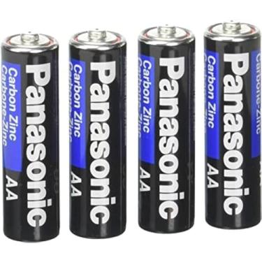 Imagem de 4 baterias Panasonic AA Super Heavy Duty Power Carbon Zinco Bateria Dupla A 1,5V