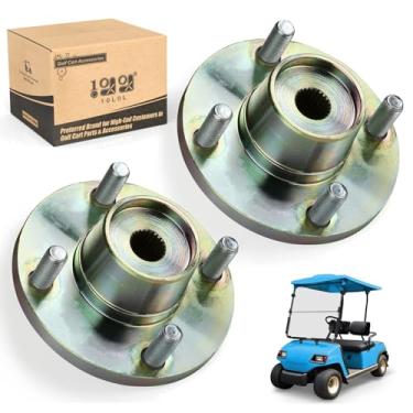 Imagem de 10L0L Conjunto de cubo do eixo traseiro do carrinho de golfe compatível com Yamaha G8, G9 (1992-acima) G14, G16 e G19-G22 carrinho de golfe a gás ou elétrico substitui OEM # JN3-G6514-00, pacote com 2