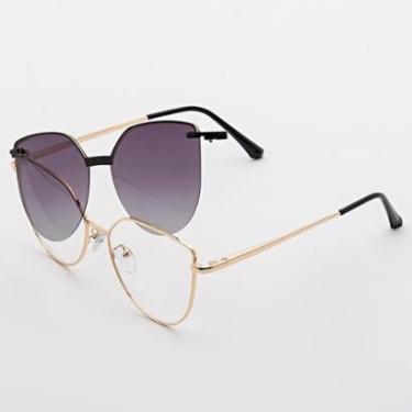 Imagem de Armação De Óculos De Grau Clip On / Milca-Feminino