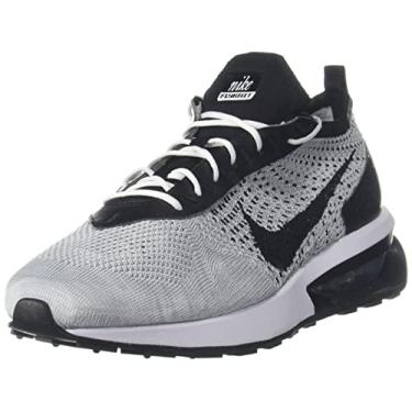 Imagem de Nike Tênis Air Max Flyknit Racer, Platina pura/preto e branco, 42