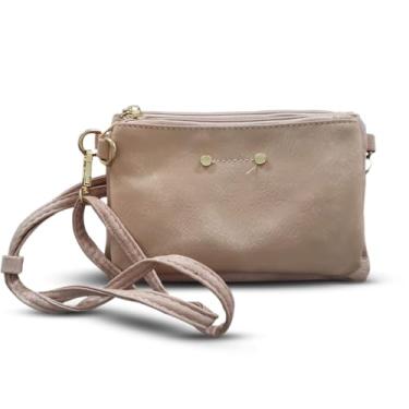 Imagem de Bolsa de Mão Transversal com Alça Feminina da Gash (Nude)