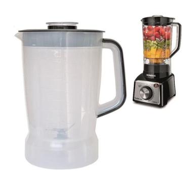 Imagem de Copo Liquidificador Mondial L1000 Preto L-1000W Inox Translucido 12vel