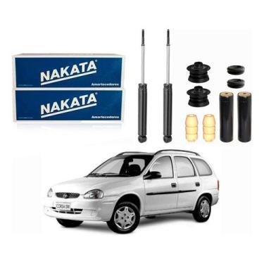 Imagem de Kit Amortecedor Traseiro Corsa Wagon 1.0 1.6 1997 A 2002 - Nakata