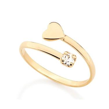 Imagem de Anel banhado ouro 3x 24k 18k e 22k feminino falange rommanel espiral c