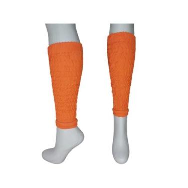 Imagem de 1 Par Meia Polaina Colorida Feminina Fitness Ginástica Treino Aeróbica