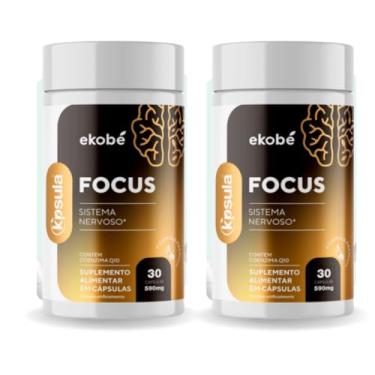 Imagem de Kit 2x Focus (Sistema Nervoso) + COQ10 30 Caps 590mg Ekobé
