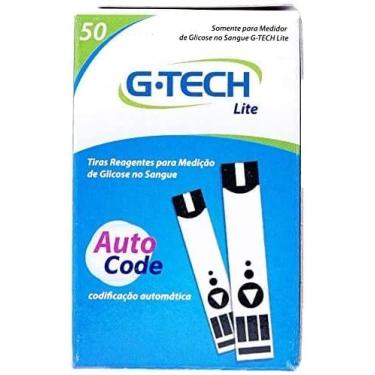 Imagem de Tira G-t.e.c.h. Lite Para Controle De Glicose No Sangue C/ 50