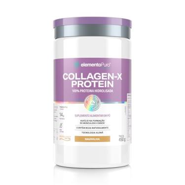 Imagem de Colágeno Collagen-X Protein 450g 100% Proteina Hidrolisada Bodybalance Suplemento Alimentar em Pó elementoPuro