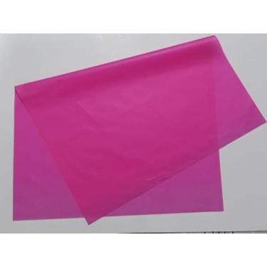 Imagem de Papel de seda 50x70 rosa chiclete ac03 - pacote com 100 folhas - ART C