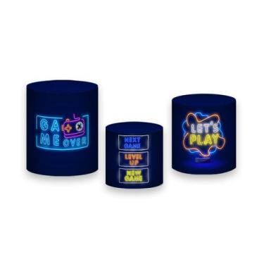 Imagem de Trio de Capas de Cilindro - Jogos Game Over 005 - Via Cores