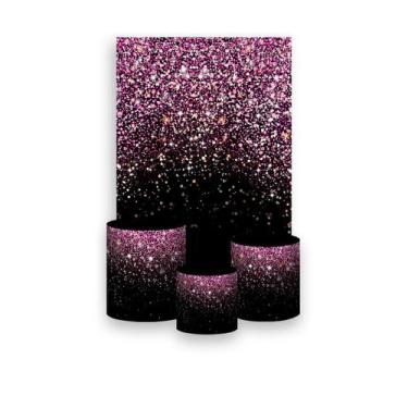 Imagem de Painel De Festa Vertical 1,50 x 2,20 + Trio De Capas Cilindro - Fundo 