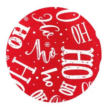 Imagem de Capas de Sousplat Modelo Tradicional Natal - mumudecor, HO HO HO, 8 LU