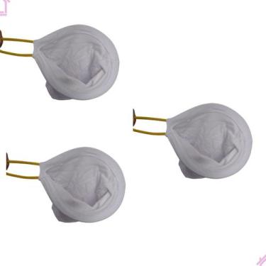 Imagem de Kit Com 3 Coador Filtro de Pano P/ Café De Algodão PP Ao GG - Esperanç