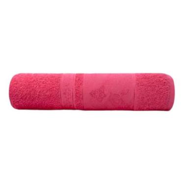 Imagem de Toalha de Banho Pandora 75x150 Alta Absorvição Camesa, Rosa Pink