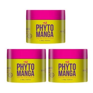 Imagem de Kit 3x Máscara Ultra Nutritiva Phytomanga Widi Care 300g